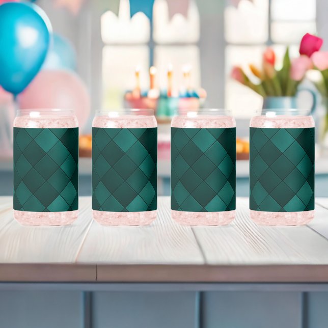 Emerald Tile Pattern – Modern Luxury Dosenglas (Insitu (Baby Party))