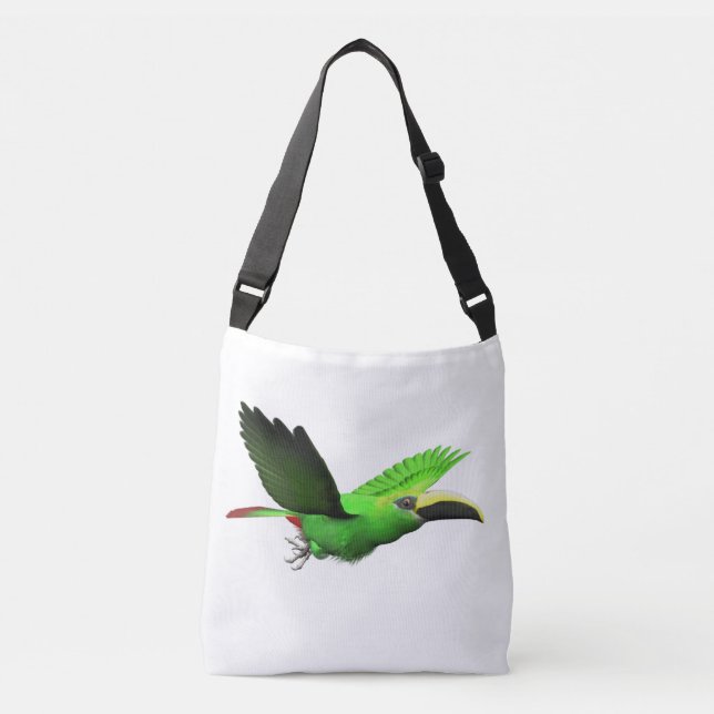 Emerald Toucanet Tragetaschen Mit Langen Trägern (Vorderseite)