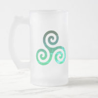 Emerald Triskele Altes keltisches Symbol