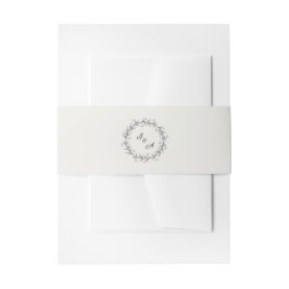 Emerald Vine Hochzeit Einladungsbanderole