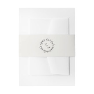 Emerald Vine Hochzeit Einladungsbanderole