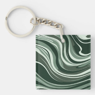 Emerald Waves Design abstrait