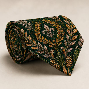 Emerald Winter Barock Luxus-Hochzeit Krawatte