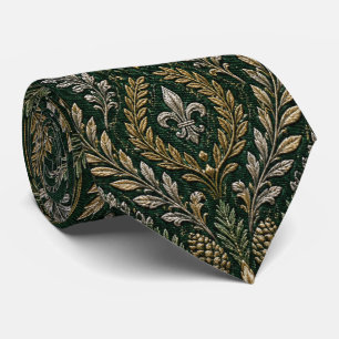 Emerald Winter Barock Luxus-Hochzeit Krawatte