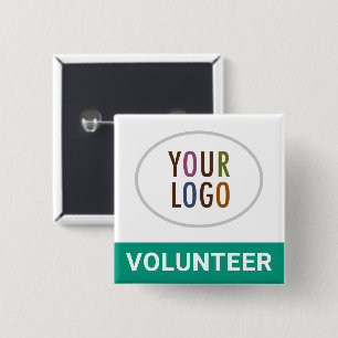 Émeraude Green - Badge volontaire avec Carré de lo