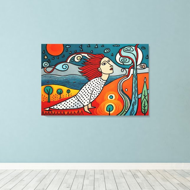 Emergence of Humans Leinwanddruck (Insitu (Holzboden))