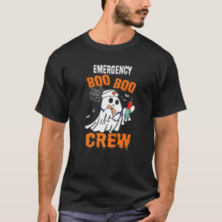 Emergency Nurse Boo Crew ER Nurse Nursing Hallowee T-Shirt