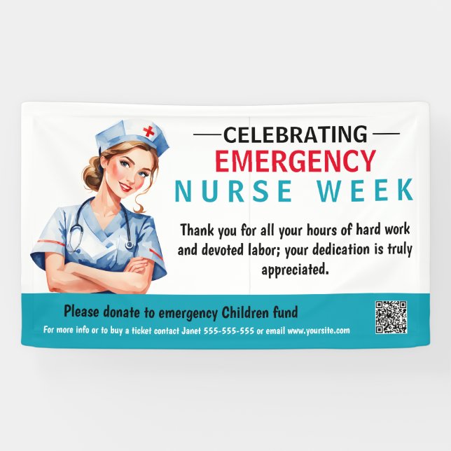 Emergency Nurses Week wird jährlich beobachtet Banner (Horizontal)