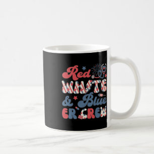 Emergency Room Tech 4. Juli Retro Red White Bl Kaffeetasse