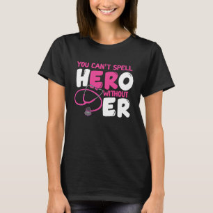 Emergency Room Tech Appreciency ER Nurse wie in T-Shirt
