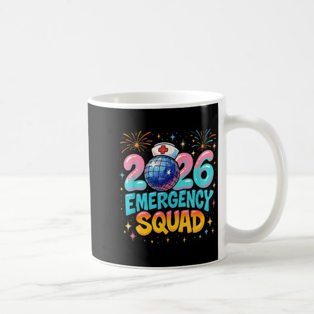 Emergency Squad New Year 2026 Medical Crew Nurse E Kaffeetasse (Rechts)