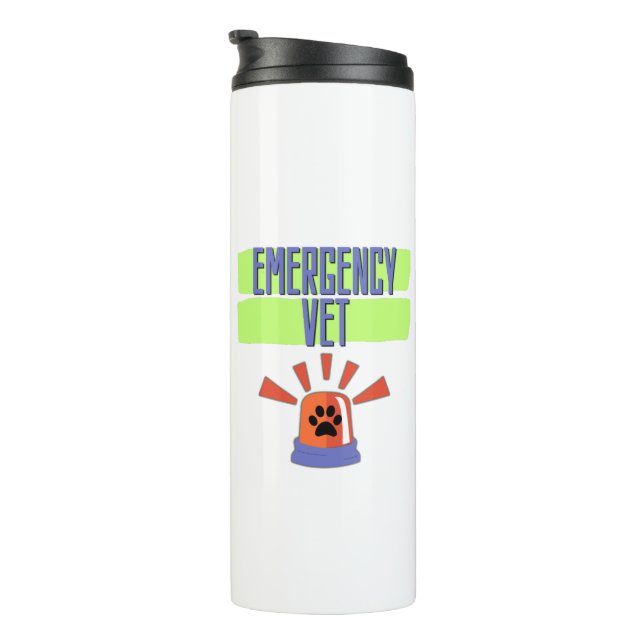 Emergency Vet – Veterinary Emergency Design Thermosbecher (Nach rechts gedreht)