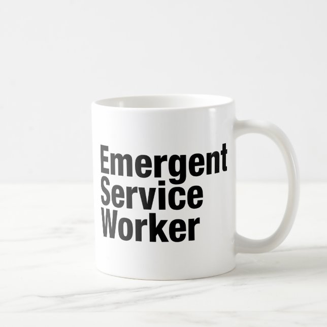 Emerging Service Worker Kaffeetasse (Rechts)