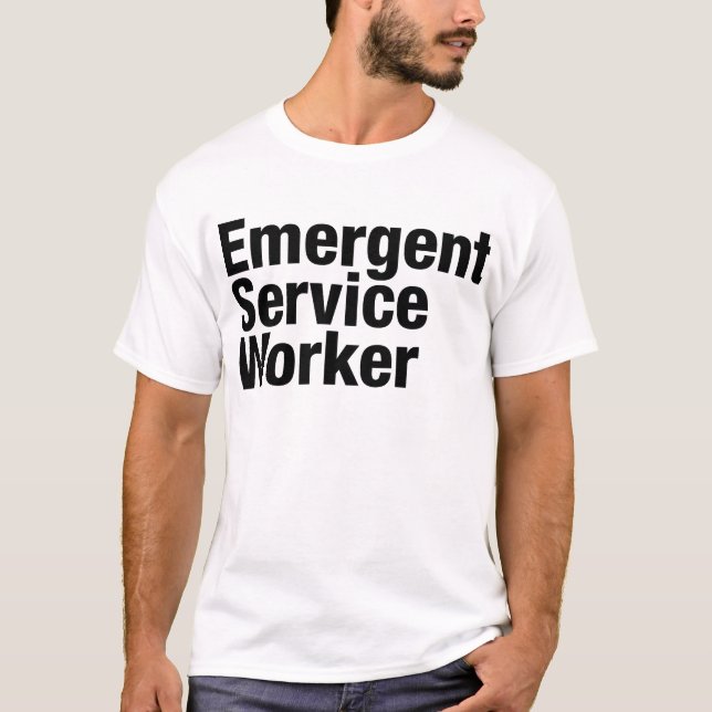 Emerging Service Worker T-Shirt (Vorderseite)