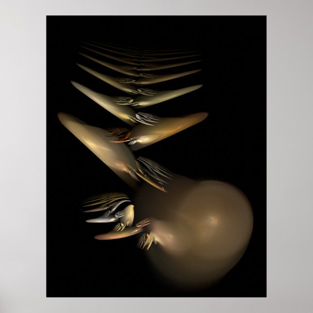 "Emerging to Fly" Poster (Vorne)