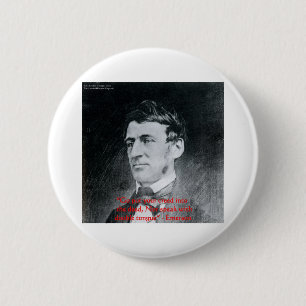 Emerson "Creed The Deed" Weisheitszitate Geschenke Button