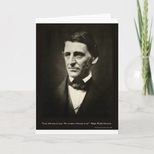 Emerson Liebe zur Schönheit ist Geschmack Liebe Zi Karte