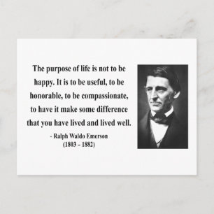 Emerson Quote 5b Postkarte