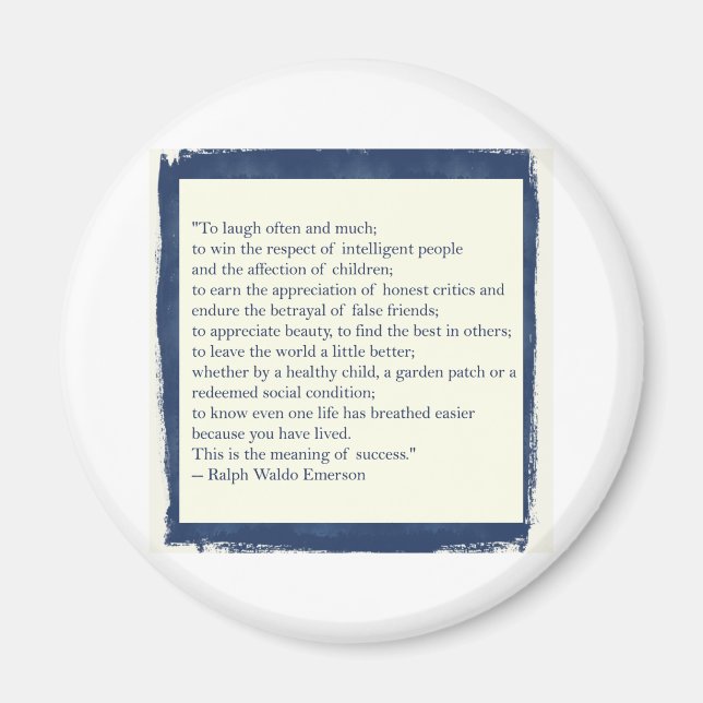 Emerson Quote Magnet (Vorne)