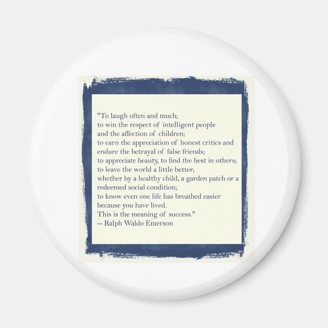 Emerson Quote Magnet (Vorne)