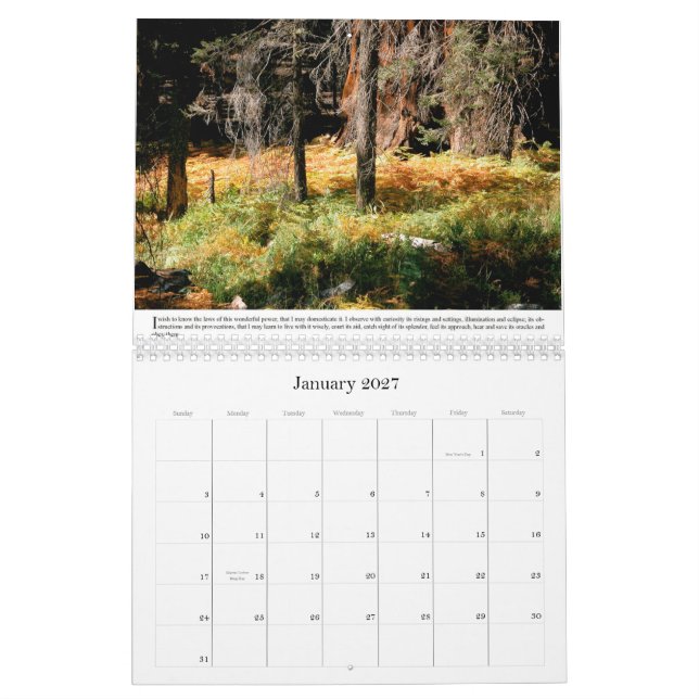 Emerson Wissenschaft des Spriit Kalender (Jan 2027)