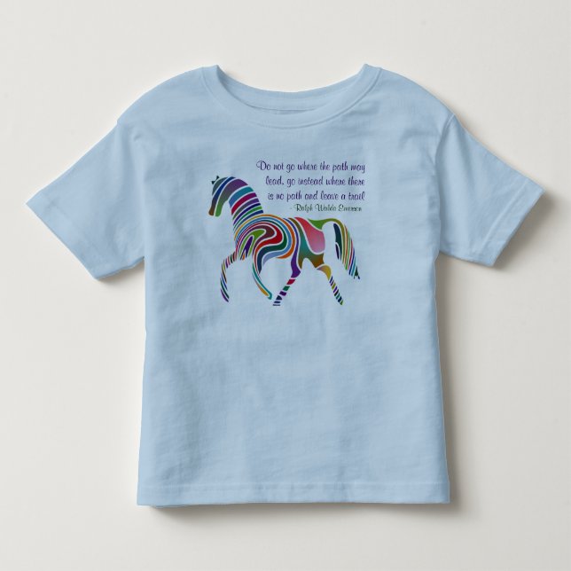 Emerson-Zitat-Shirt Kleinkind T-shirt (Vorderseite)