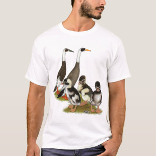 Emery gestrichelte Runner-Entenfamilie T-Shirt