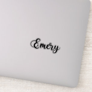 Emery Name - Handgeschriebene Kalligrafie Aufkleber