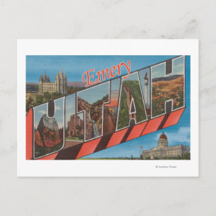 Emery, UtahLarge Letter ScenesEmery, UT Postkarte