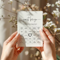 EMERY Whimsical Finden Sie den Gast Bingo Game Car