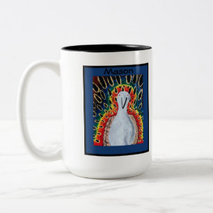 emes, ethan und Maurer Zweifarbige Tasse