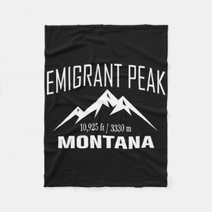 Emigrant Peak Montana Klettergipfel Club Outdoor Fleecedecke