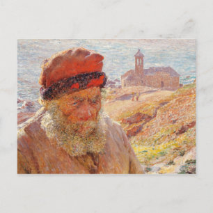 Emile Claus - Ampelio, alter Fischer von Bordigher Postkarte