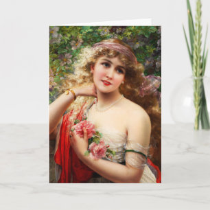 Emile Vernon Spring Greeting Card Karte