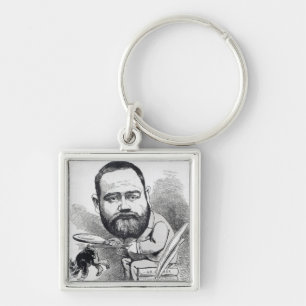 Emile Zola als Naturwissenschaftler, von Schlüsselanhänger