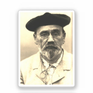 Émile Zola, c. 1902 Aufkleber
