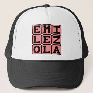 Émile Zola, französischer Schriftsteller Truckerkappe