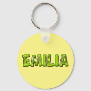 Emilia Name Kiwi Design Porte-clés