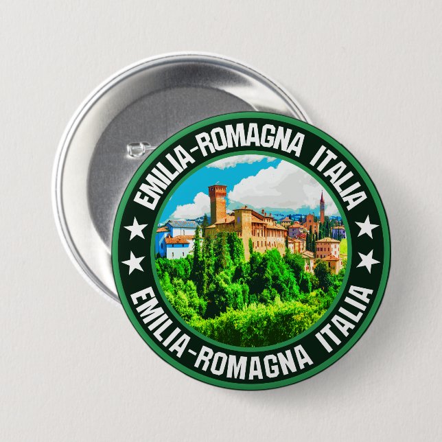 Emilia-Romagna Button (Vorne & Hinten)