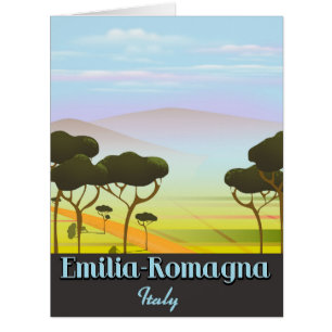 Emilia-Romagna Italien Reiseplakat