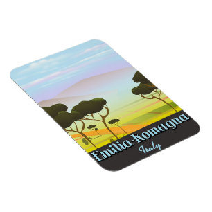 Emilia-Romagna Italien Reiseplakat Magnet