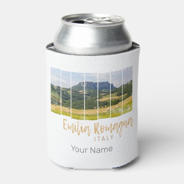 Emilia-Romagna Landschaft Italien Vintag Souvenir Dosenkühler (Kanne Vorderseite)