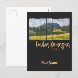 Emilia-Romagna Landschaft Italien Vintag Souvenir Feiertagspostkarte