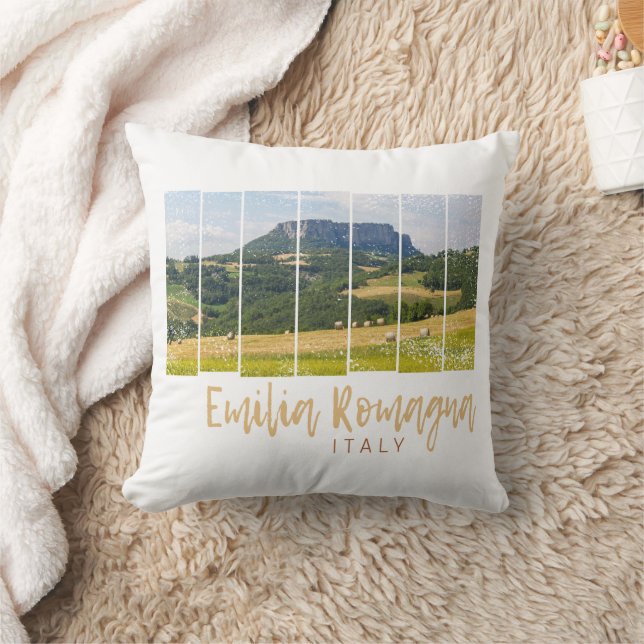 Emilia-Romagna Landschaft Italien Vintag Souvenir Kissen (Decke)