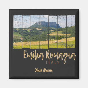 Emilia-Romagna Landschaft Italien Vintage-Souvenir Magnet