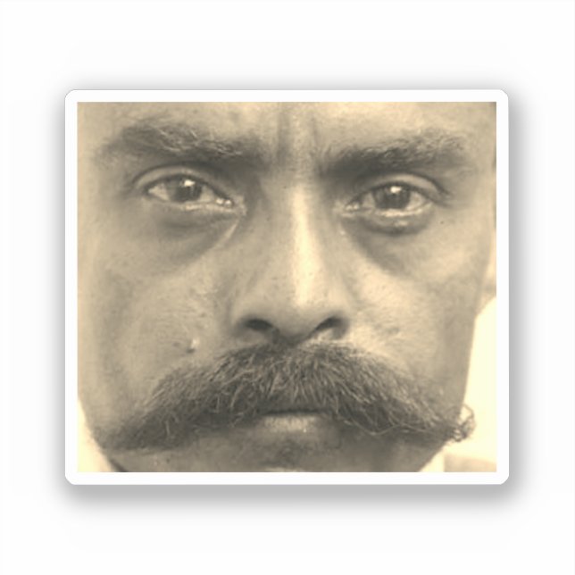 Emiliano Zapata Aufkleber (Vorderseite)