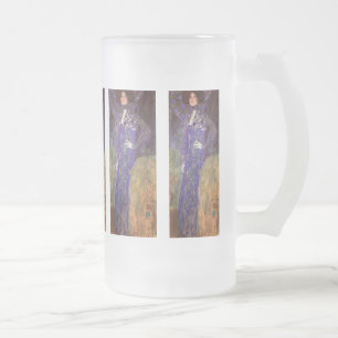 Emilie Floege vonGustav Klimt Mattglas Bierglas