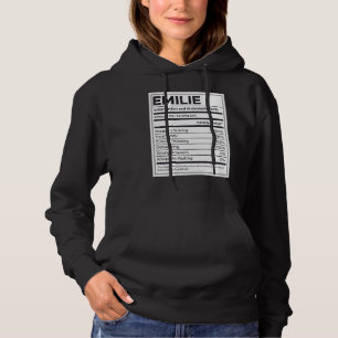 Emilie Nutrition Information Problem lösen Hoodie