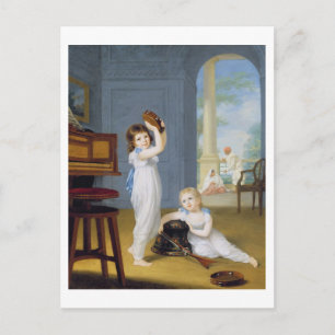 Emily and George Mason, c.1794-95 (Öl auf Leinwand Postkarte