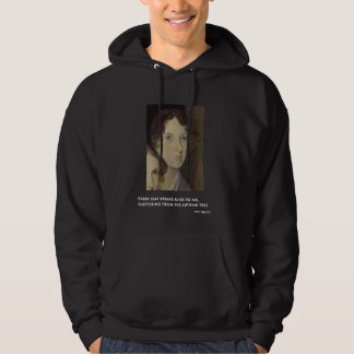 Emily Bronte Jedes Blatt spricht glücklich zu mir  Hoodie